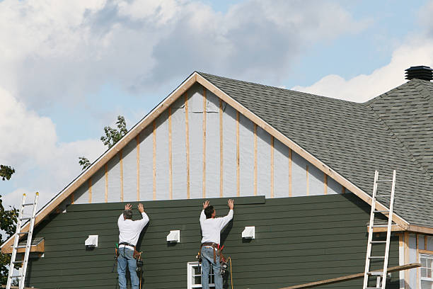 Professional Siding Contractor technician working in North Branford, CT